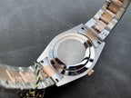 SKY-DWELLER TWO-TONE 42 ROSE GOLD BEZEL BLACK DIAL