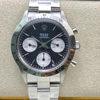 DAYTONA 37MM VINTAGE STEEL CASE BLACK DIAL