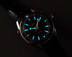SEAMASTER PLANET OCEAN 600 STEEL BLACK CERAMIC LEATHER
