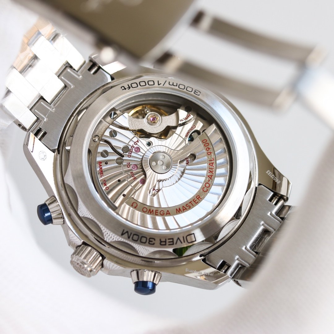 SEAMASTER DIVER 300M CHRONOGRAPH BLUE CERAMIC GREY DIAL