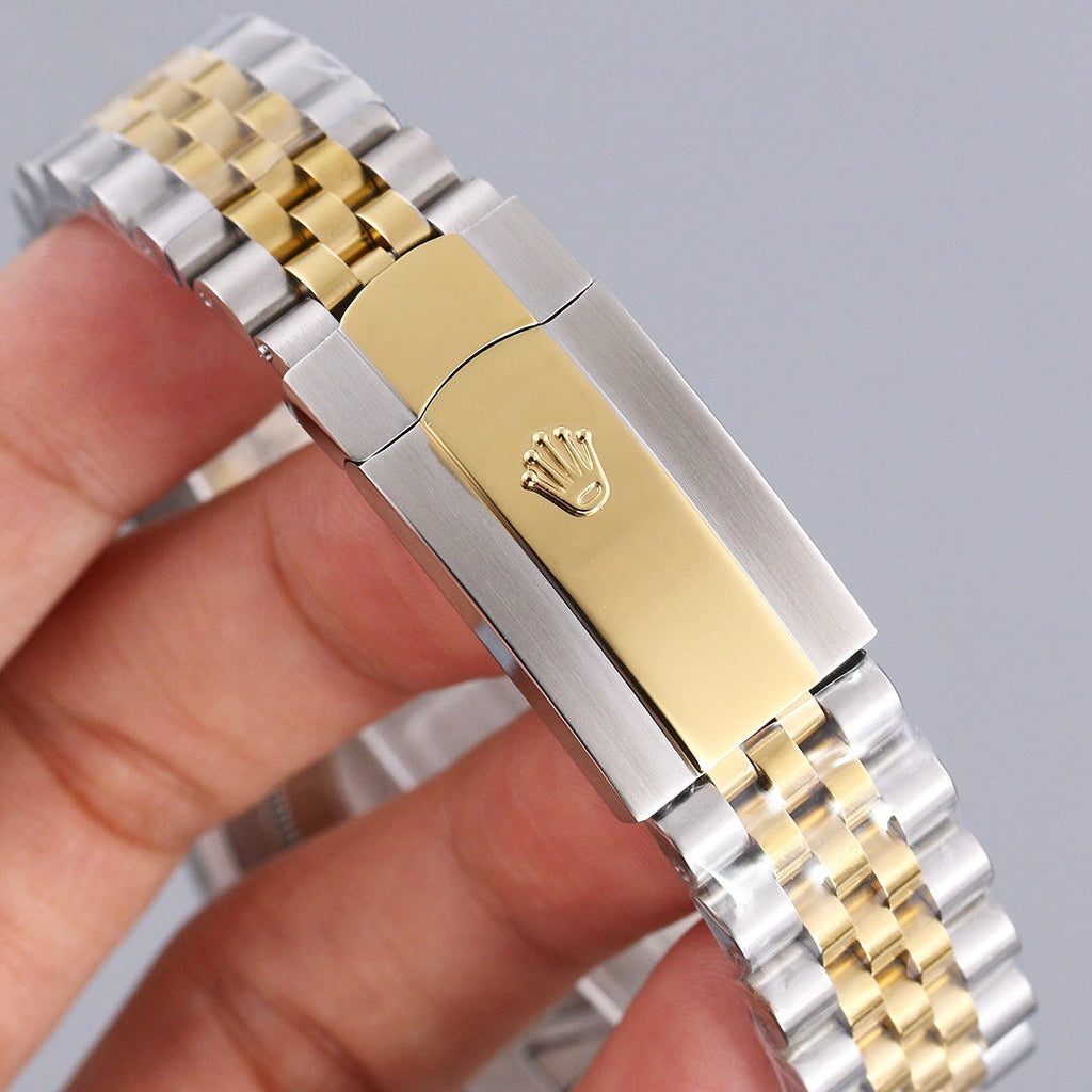 DATEJUST 41M GOLD CASE FLUTED MOTIF DIAL