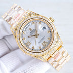 DAY-DATE 41 GOLD CUSTOM ALL DIAMOND