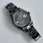 DATEJUST 41MM CUSTOM BLACK PVD WIMBLEDON DIAL